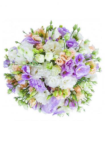 Цветы с доставкой Букет из эустомы (лизиантус)