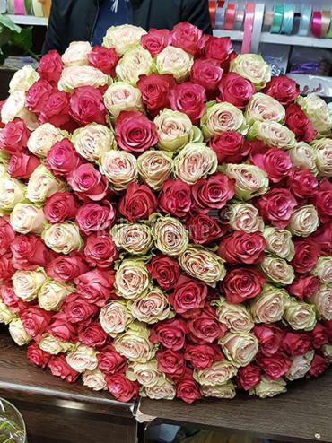 Цветы с доставкой Букет роз 80 см
