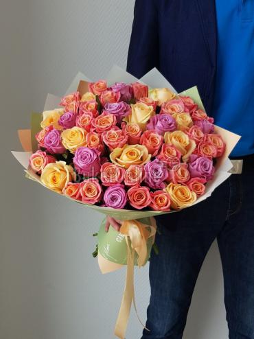Цветы -  Букет из 51 розы