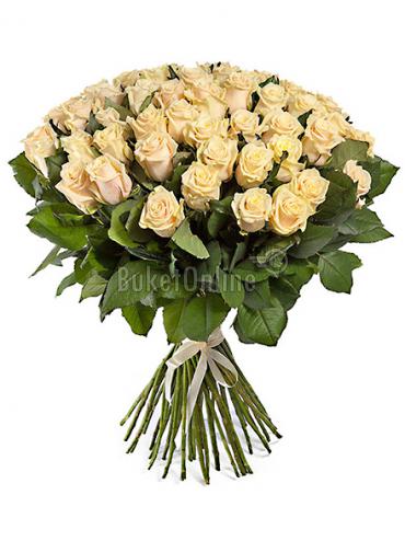 Цветы с доставкой 51 Кремовая роза