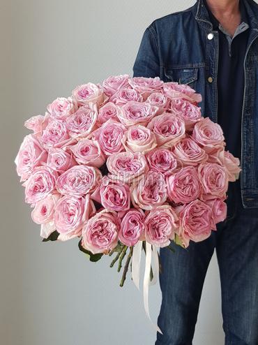 Цветы с доставкой Пионовидная роза Пинк Охара