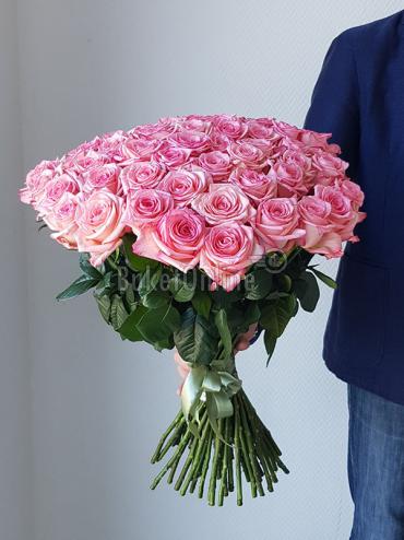 Цветы -  59 роз ''Казанова''