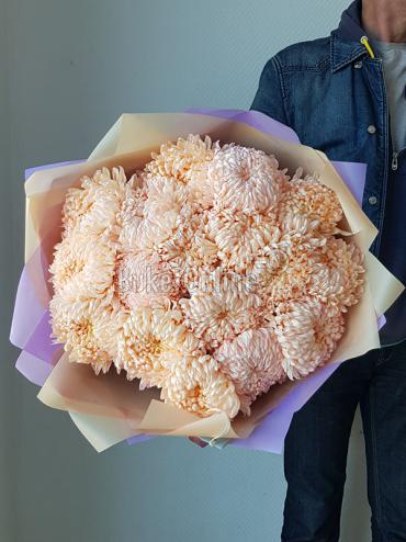 Купить с доставкой Хризантема одноголовая - букет цветов