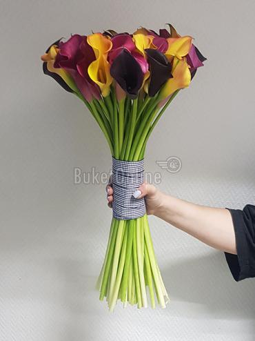 Цветы -  Букет из 49 Калл микс