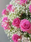 Розовые облака - букет розовых роз