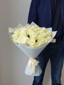 Приглашение на бал - букет из белых роз