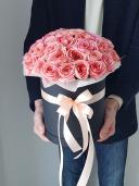 Шляпная коробка с пионовидной розой Лондон Ай