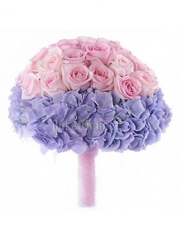 Букет цветов Фиолетовый рай