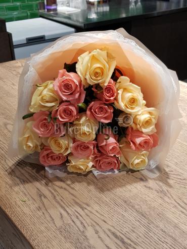 Цветы -  Букет из 21 розы