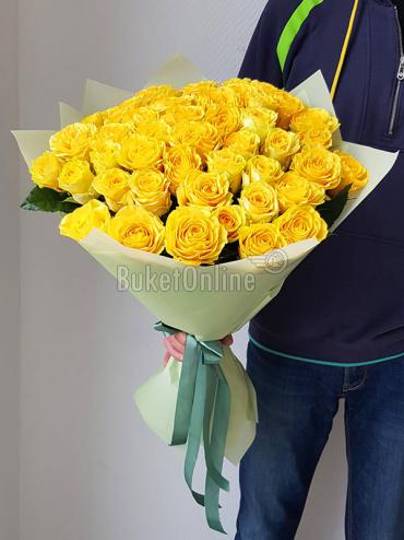 Купить с доставкой Желтые розы