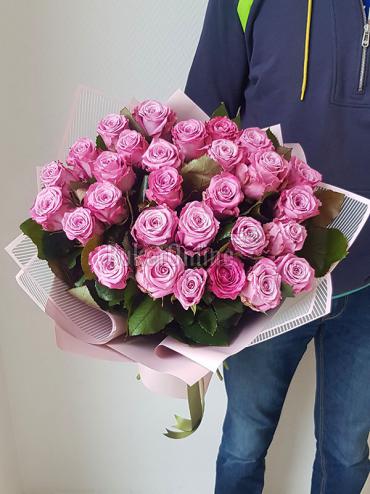 Цветы -  Букет роз ''Формула любви''