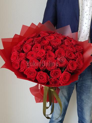 Цветы с доставкой 51 Красная роза