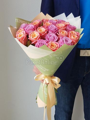 Цветы с доставкой Букет роз ''Классика''