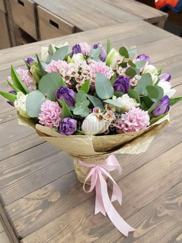 Цветы -  Тюльпаны  и гиацинты 