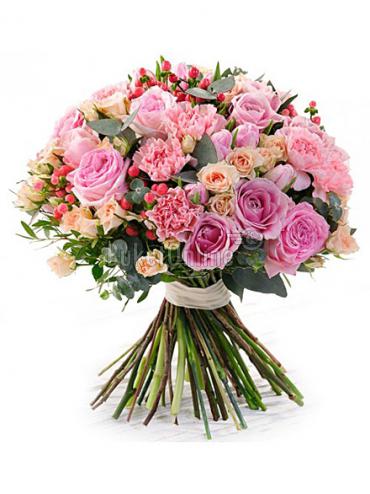 Букет цветов Классическая романтика