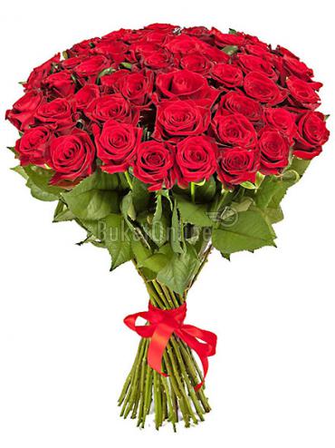 Цветы с доставкой 41 роза с выбором цвета