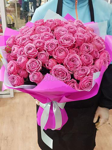 Заказать доставку Пионовидная кустовая роза 31 цветок