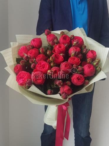 Цветы с доставкой Розы ''Ред Пиано''