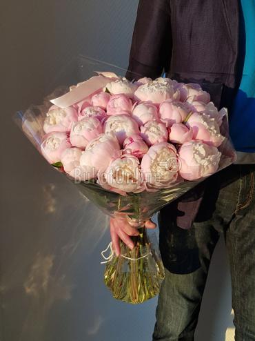 Цветы с доставкой Розовые пионы