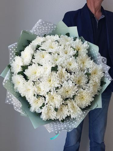 Цветы с доставкой Белоснежная хризантема