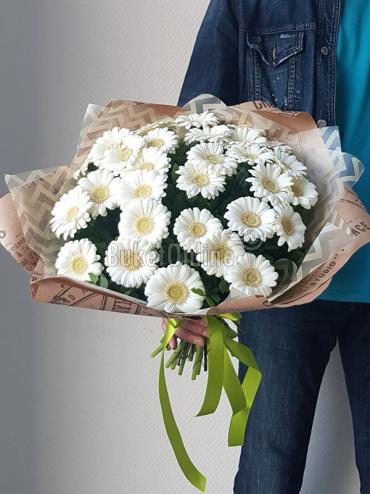 Цветы с доставкой Белые гермини - букет