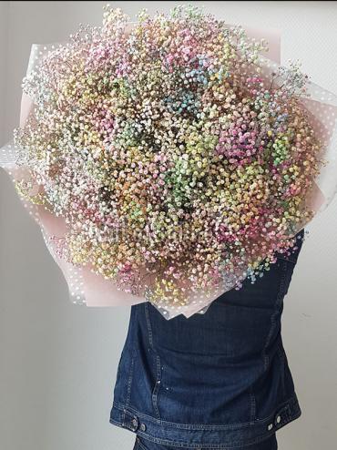 Букет цветов Гигантский букет гипсофилы