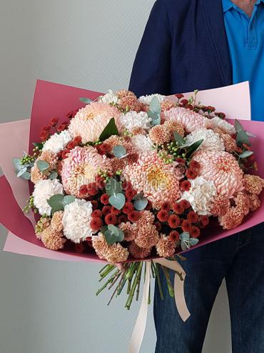 Цветы с доставкой Букет с садовой хризантемой