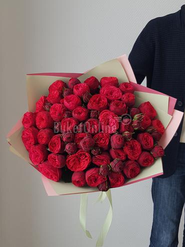 Купить с доставкой 41 роза Ред Пиано