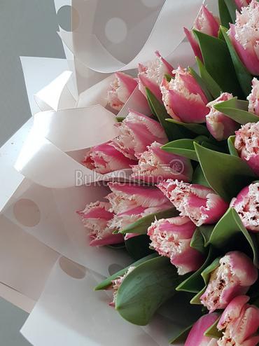 Цветы с доставкой 51 махровый тюльпан