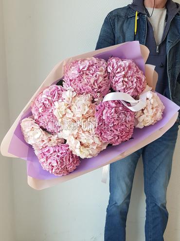 Цветы с доставкой Гортензии - шикарный букет