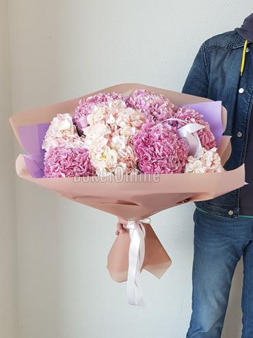 Цветы с доставкой Гортензии - шикарный букет