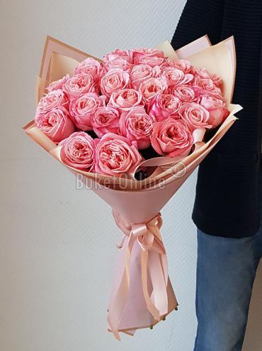 Букет цветов Пионовидные розы