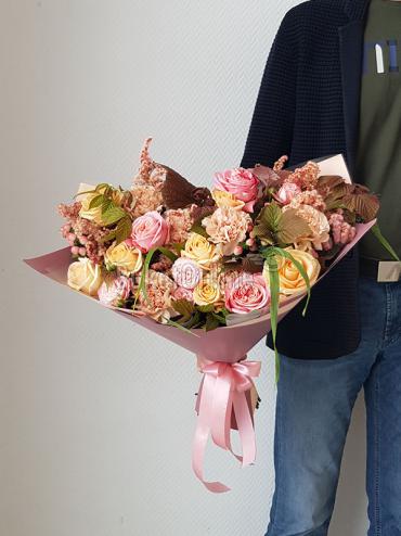 Цветы с доставкой Пионовидные розы Лондон Ай