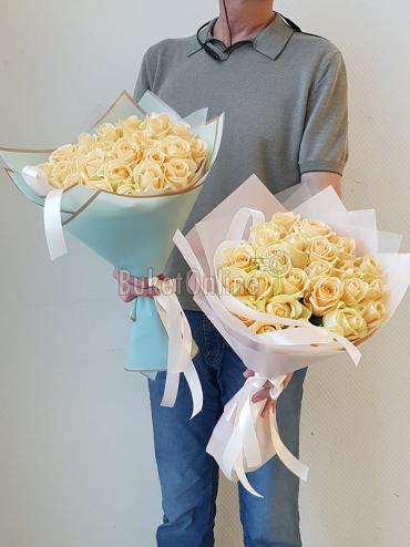 Цветы -  Букет из 25 роз