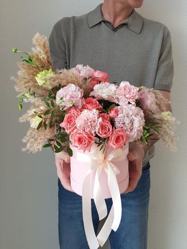 Цветы с доставкой Корзина цветов - ''Летний вечер''