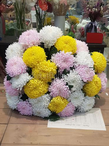Цветы с доставкой 29 хризантем с доставкой