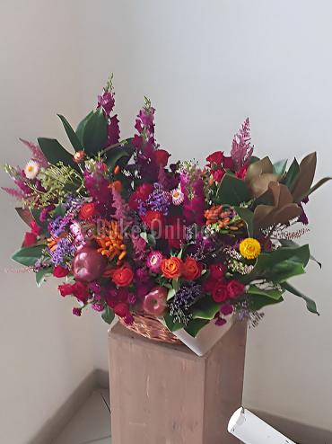 Цветы с доставкой Лидер - корзина цветов
